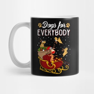 Dogs Ugly Christmas Sweater. Dogs For Everybody Matching Sweatshirts. Mug